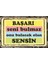 Başarı Seni Bulmaz Renkli Motivasyon Duvar Yazıları Retro Ahşap Poster 1