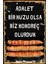 Adalet Bir Kuzu Olsa Retro Ahşap Poster 20 x 30 Mdf 1