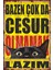 Bazen Çok Da Cesur Olmamak Lazım Komik Duvar Yazıları Retro Ahşap Poster 1