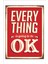 Retro Every Think Ok Vintage 20 x 30 Tablo 1