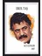Erol Taş Yeşilçamın Kötüleri Çerçeve Görünümlü Retro Ahşap Poster 1