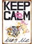 Keep Calm Öp Beni Retro Vintage Ahşap Poster 1
