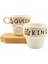 King & Queen 2'li Espresso Bardak Seti - Hediye Seramik Fincan 1