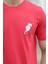 Erkek Bisiklet Yaka Kedi Dijital Baskılı T-Shirt Kırmızı - 2020-3 2