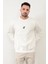 Jb 5255 Erkek U Baskılı 3ip Şardonlu Sweat 5