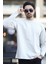 Erkek Bisiklet Yaka Baskı Detaylı 2iplik Sweatshirt Bej - 5725 2