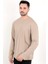Erkek S.kahve Iğne Çıkartmalı Interlok Regular Sweat 2