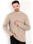 Erkek S.kahve Iğne Çıkartmalı Interlok Regular Sweat 5