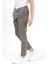Erkek Haki Regular Fit Likralı Pamuklu Chino Pantolon - 4200 3