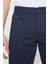Slim Fit Dar Kesim Yan Cepli Gofre Desenli Şort 5