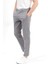 Erkek Gri Regular Fit Likralı Pamuklu Chino Pantolon - 4200 1