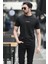 Erkek Bisiklet Yaka John Borners Dijital Baskılı T-Shirt Siyah - 2020-4 1