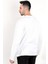Erkek Ekru Iğne Çıkartmalı Interlok Regular Sweat 3