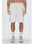 Gian Sweatshorts Beyaz Erkek Şort 2