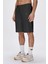Gian Sweatshorts Siyah Erkek Şort 4