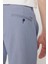 Slim Fit Dar Kesim Yan Cepli Gofre Desenli Şort 4