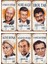 Yeşliçamın Kötüleri Coşkun Erol Taş Nuri Alço Aliye Rona 6lı Mini Retro Ahşap Poster 1