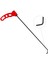 41 cm 6 mm Çap Sustalı Sağ Sol Yassı Çubuk, Boyasız Göçük Düzeltme Çubuğu, Pdr Çubuk - S10-04 3