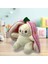 Sevimli Çilek Tavşan Peluş Çantalı Hediyelik 50 cm Oyuncak 1