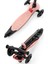 Çocuk Scooter 3 Tekerlekli Kaykay - 2-7 Yaş Dengeli ve Güvenli Sürüş Pudra 4