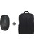 M196 Bluetooth Kablosuz Mouse ve Nero Notebook Sırt Çantası - Siyah 1