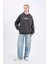 Coool Oversize Geniş Kalıp Kapüşonlu Sırt Baskılı Kalın Sweatshirt C7860AX24WN 2