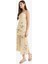 Coool Bodycon Vücudu Saran Straplez Çiçek Desenli Tül Maxi Elbise F5577AX25SM 2