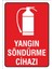 Iş Güvenliği Uyarı Levhası 17X24 Cm. (Yangın Söndürme Cihazı) (D-1724-001) 1