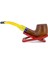 Bent Apple Briar (Gül Kökü) Pipo 9 mm Filtreli El Yapımı - 2428 5