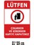 Lütfen Kapıyı Kapatınız Uyarı Levhası 1