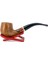 Bent Apple Briar (Gül Kökü) Pipo 9 mm Filtreli El Yapımı - 2424 1