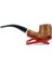 Bent Apple Briar (Gül Kökü) Pipo 9 mm Filtreli El Yapımı - 2424 5