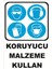 Iş Güvenliği Levhası Uyarıcı Levha Ikaz Levhası Koruyucu Malzeme Kullan 20X30 cm 1