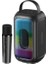 LP121 Rgb Bluetooth USB Aux Fm Radyo Kablosuz Mikrofon Taşınabilir Toplantı Amfisi 1