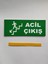 Acil Çıkış Tabelası Merdiven Sol Aşağı 1