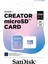 Creator 256GB 190/130MB/S Microsdxc Uhs-I A2 V30 Adaptörlü Hafıza Kartı SDSQXAV-256G-IN6MS 4