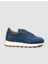 %100 Hakiki Deri Mavi Kadın Sneaker 1