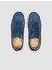 %100 Hakiki Deri Mavi Kadın Sneaker 4