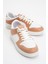 Unisex Spor Sneaker Ayakkabı BEYAZ - PUDRA 2