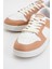 Unisex Spor Sneaker Ayakkabı BEYAZ - PUDRA 3