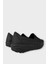 Kadın Ortopedik Taban Spor Bantlı Lastikli Anne Günlük Ayakkabı SİYAH - SİYAH 5