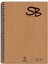 Sb A5 140 Sayfa Defter Kraft Kapak Spiralli Hafif Kağıt Çizgili 70 Yp. 1