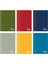 Colors Ofis Serisi, A5 60 Yaprak Çizgisiz Karton Kapaklı Defter 6'lı Paket Renkli 1