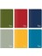 Colors Ofis Serisi, A5 60 Yaprak Çizgisiz Karton Kapaklı Defter 6'lı Paket Renkli 3