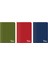 Colors Ofis Serisi, A5 60 Yaprak Çizgisiz Karton Kapaklı Defter 3'lü Paket, Kırmızı, Navy, Yeşil 1