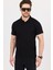 Regular Fit Penye Esnek Polo Yaka Tişört 3