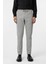 Slim Kalıp Gri Bağcıklı Jogger Pantolon 3