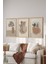 3 Parça Ahşap Çerçeve Görünümlü Mdf Poster Tablo Seti - Set 21 1