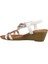 25Y151-6 Kadın Taşlı Dolgu Topuklu Lastikli Comfort Sandalet Siyah 4