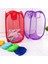 Çok Amaçlı Katlanır Oyuncak Filesi ve Pratik Çamaşır Sepeti Renkli 3
